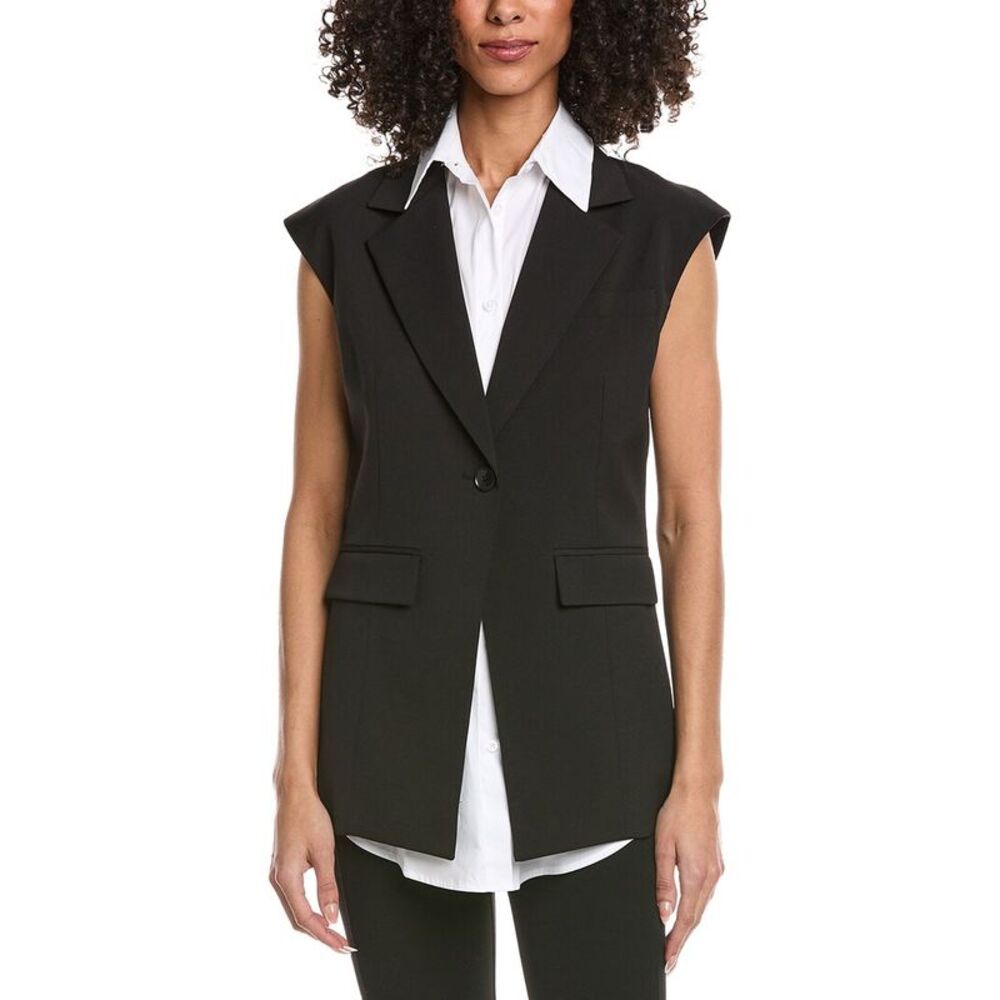 Kenneth Cole Womens  Vest, Black